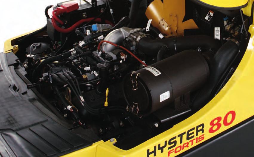 This, combined with up to a 30% decrease in downtime, makes the Hyster Fortis series an exceptionally smart choice.