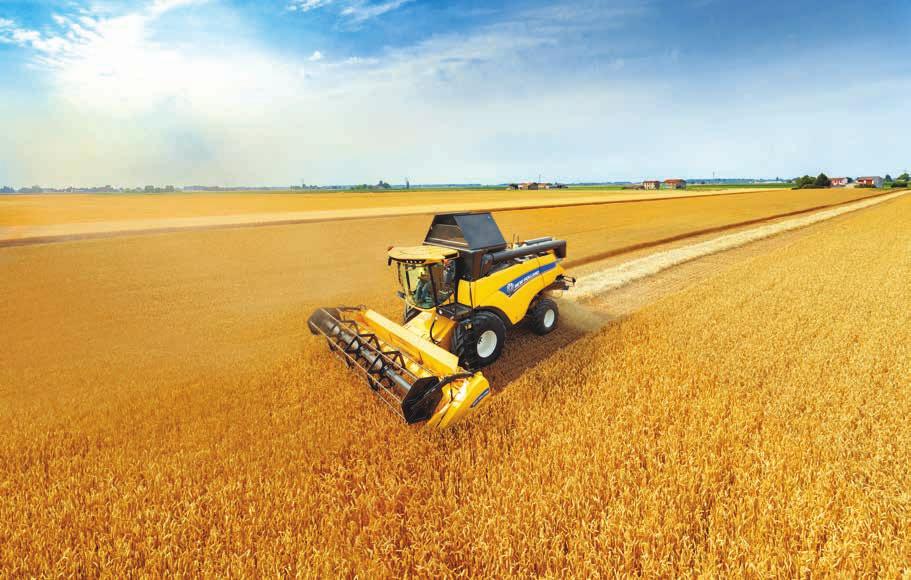 51 Best-in-class crop-to-crop flexibility Adding to their extreme versatility, New Holland CX5 & CX6 combine models feature a broad range of adaptation possibilities that ensure outstanding