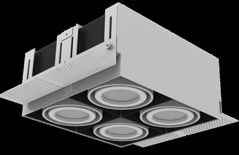 Cordus Trimless Elements Value Range of Trimless Recessed Gimbal Fixture 105 x105 CUTOUT 207 x 105 CUTOUT NB: See full product data sheet for detailed information 5 TO 55MM CDT1 310 x 105 CUTOUT 219