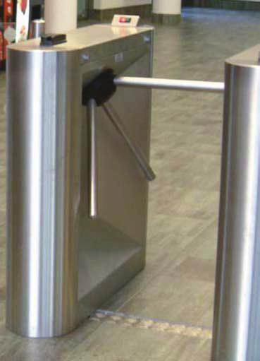 Triflo Premier This turnstile combines elegancy with the ultimate in security. It complements and enhances many corporate environments that need to combine protection with aesthetics.