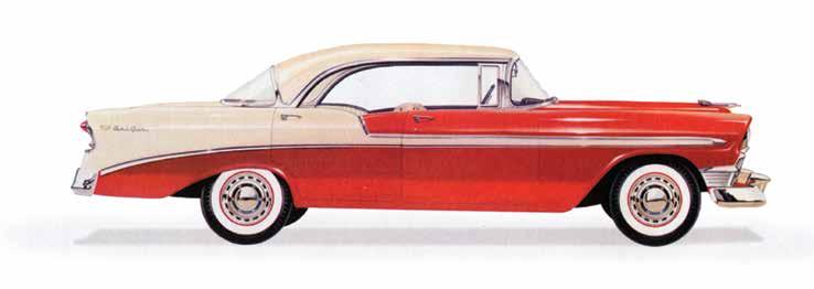 '56 INTERIORS 1956 BEL AIR 4-DOOR HARDTOP Pre-sewn in heavyweight vinyl and correct fleck pattern cloth, with all listings attached, ready to install.
