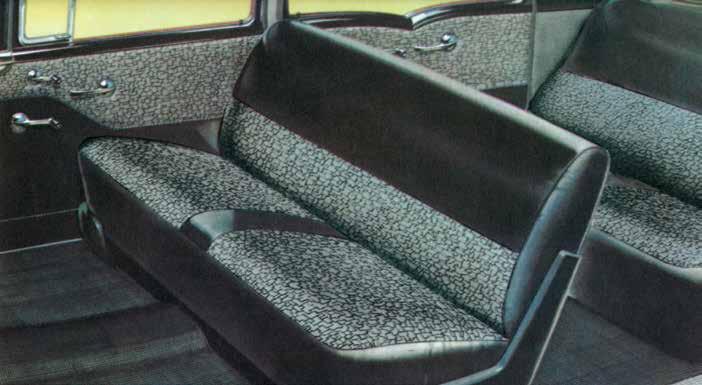 '57 INTERIORS 1957 150 2-DOOR WAGON Pre-sewn in heavyweight vinyl and Cobble-stone cloth, in original colors with all listings attached, ready to install.