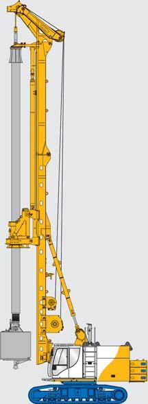 Application uncased Kelly drilling Standard configuration Upgrade 1 Drill axis 1,15 mm 251 Drill
