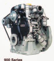MSI - D: The 3-cylinder 903-27 Perkins engine (MSI 2 to 3 tonnes), develops 52 hp/38.