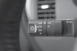 To activate the autolight system, turn the headlight control switch to the AUTO position 03 then turn the ignition switch to ON.