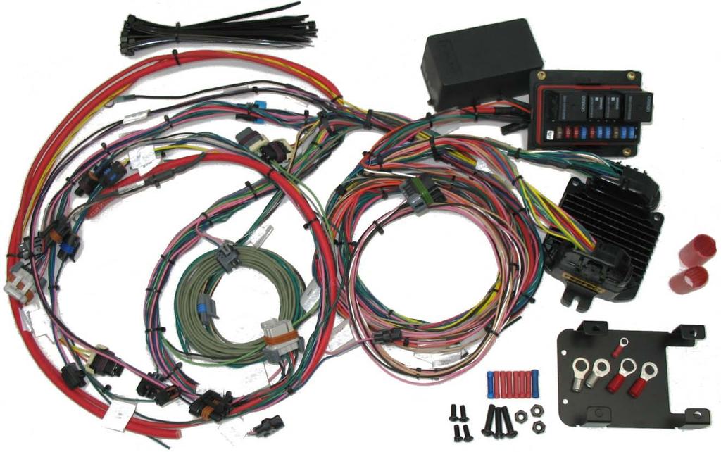 4.0 CONTENTS OF THE 65108 WIRE HARNESS KIT Take inventory to verify everything that is supposed to be in this kit is there.