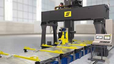 The SuperStir FSW Gantry system for automated friction stir welding is a modular, 5-axis motion platform in a gantry configuration The gantry system is based on ESAB s well proven control system and