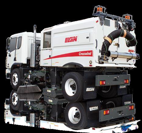CROSSWIND RELIABLE, VERSATILE REGENERATIVE AIR SWEEPER Searching for a reliable, versatile, regenerative air sweeper? Elgin Sweeper Company has the answer.