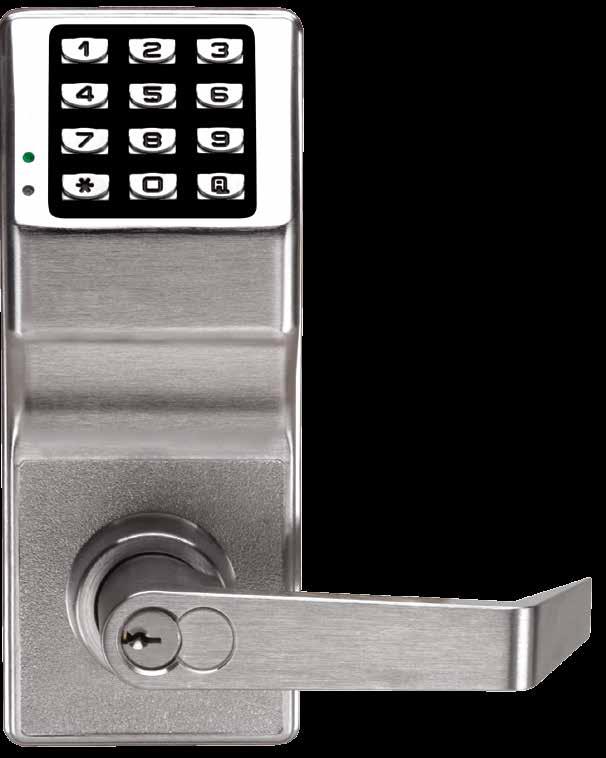 Trilogy T2: DL2700 #1 most popular standalone pushbutton cylindrical lock Durable electronic