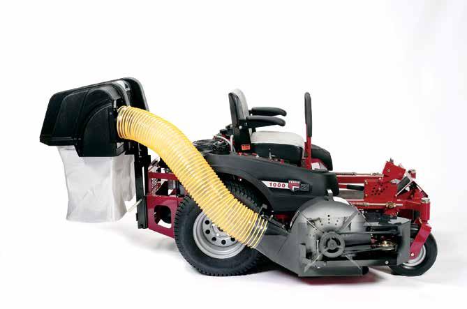 5 cubic feet FAST-VAC 61" FAST-VAC /61" S125xt with TURBO-Pro and a triple bag collection system. TURBO-Pro Blower Length: 31" Height: 16.