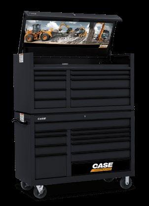 CASE 55" Roll Cabinet, 11-Drawer (Black) 55" Top Chest, 10-Drawer Capacity Width Depth Height 21,283 cu. in.