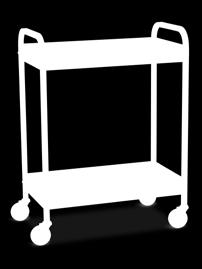 SC31RCCA Case IH Roll Cart, 2-Shelf and 1-Drawer