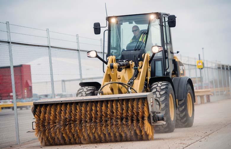 Power Train Hydrostatic drive adjusts to be faster or smoother for the task.