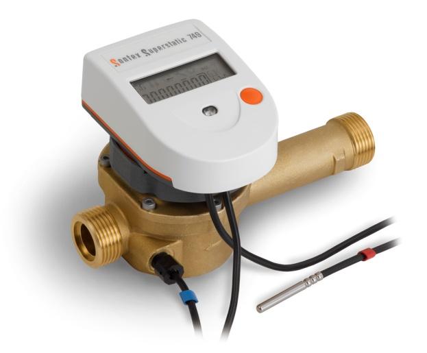 Superstatic 749 Fluidic Oscillation Compact Heat Meter Application The Superstatic 749 is an autonomous compact thermal energy meter consisting of a flow meter an integrator and a pair of temperature