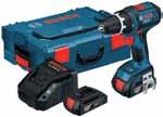 00 Cordless Drill/Driver + GLI 10,8 V-LI Torch FREE! GSR 10,8 V-LI Professional } Comes complete with 2 x 1.3 Ah batteries and 30 minute charger.