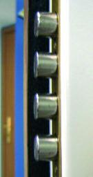 13 Hinges: Very high security hinges are made of with special aluminium alloy, an exclusive anti-crowbar theft