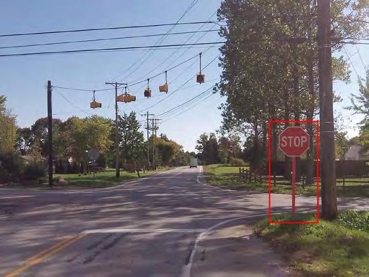 3. Butternut Road EB: Replace existing Stop Sign