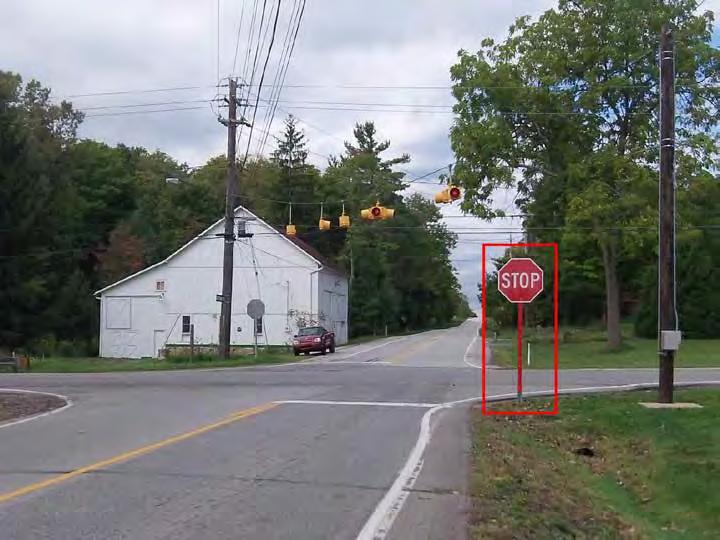 4. Butternut Road WB: Replace existing Stop Sign