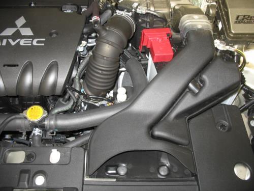STOCK INTAKE INSTALLED AEM INTAKE INSTALLED 4. Reassemble Vehicle a. Position the inlet pipes for the best fitment.