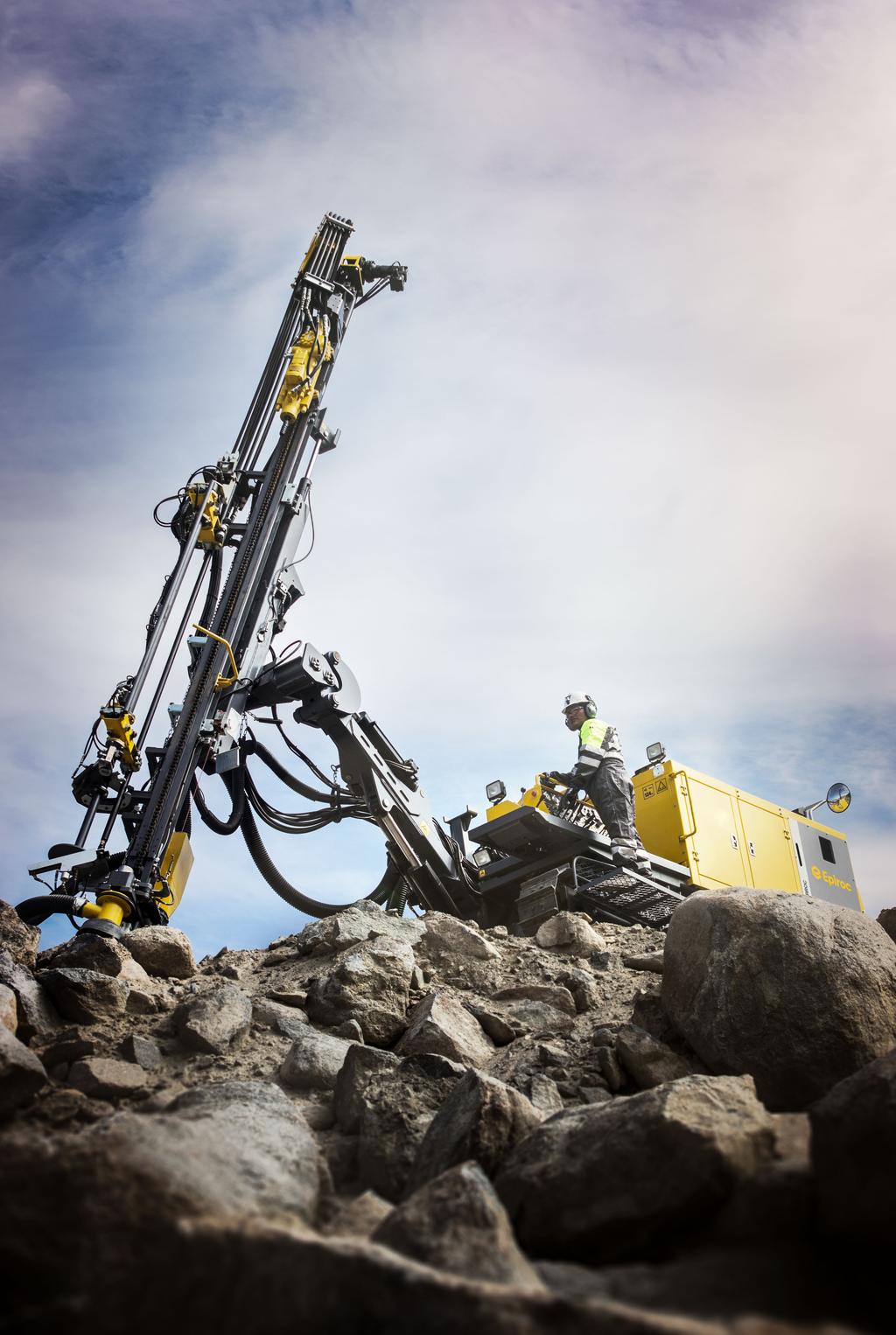 PowerROC T25 E Surface drill rig for drill site construction and civil
