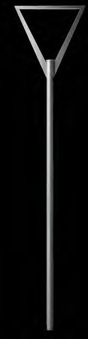 2812 Ø 76 mm CYLINDRICAL POLE TO BE BURIED Pole total height 3500 mm To be buried for 500 mm Finished product total height above ground 3860 mm Provided with inspection door S.