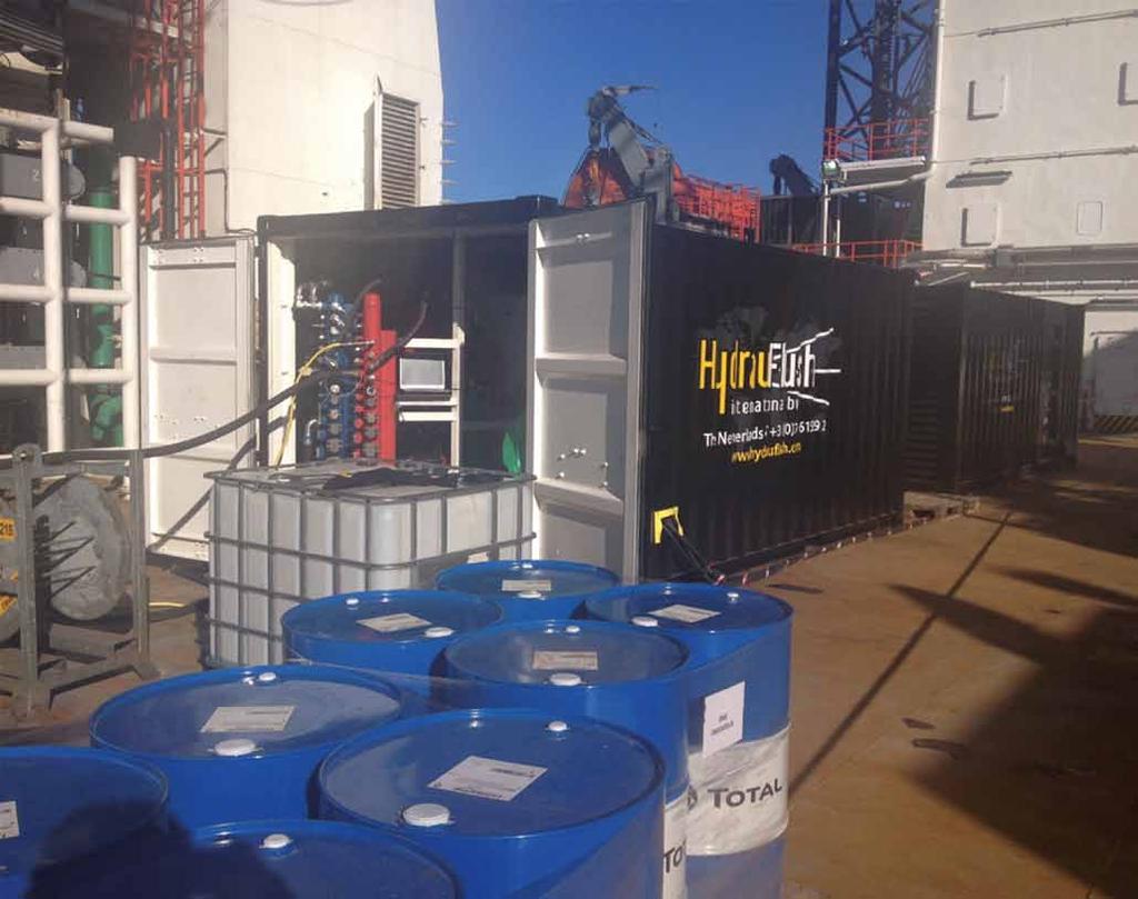 20ft. FLUSHING CONTAINER: Hydrauflush has a 20 ft. flushing container that can be deployed worldwide. Flushing Container Specification: Dimensions: 20 ft. Weight: +- 8500 kg.