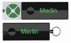 activation and an LED light, the remium+ emote is compatible with both Merlin Security+ and