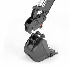 Volvo attachments are an integrated part of the excavator for which they re intended delivering