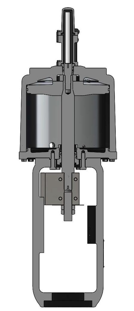 Double Acting Piston Actuators A double acting pneumatic piston actuator uses air to open and close the valve.
