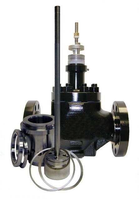 Mark H900/1500/2500 Valve Bodies Single port, globe style valve body with composition or metal seats. Balanced valve plug, with push down to close action. Available in 3, 4, and 6.