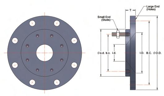 COMPACT FLANGE REDUCER Class 5/50 Flanges ANSI B.