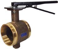 SJ-300 utterfly Valve for opper Tubg (TS) The Shurjot SJ-300 is a lever handle bronze body butterfly valve designed for use with grooved copper tubg (TS), fittgs and couplgs.
