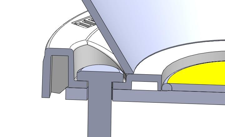 Steep Reflector: The bolt head height of steep reflectors can be more than 1.3 