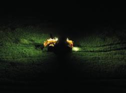 7 We now offer front, rear and boom LED worklight options to optimise visibility at night or in other darkened