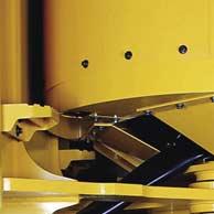 C Steer cylinder guards Provide protection for the items exposed in the center hinge area,
