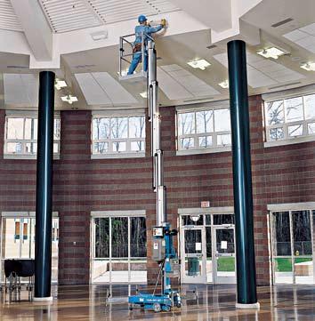 Convenience in a Cost-Effective Package Genie aerial work platforms are easy to use and cost effective, making them the first choice for a wide range of applications.