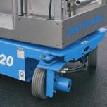 PrOduCTivE SolUTionS The Genie Runabout (GR ) is a compact, low-weight machine that s well suited for increasing productivity on the job.