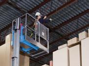 Genie aerial work platforms also provide solutions for internal work on large construction