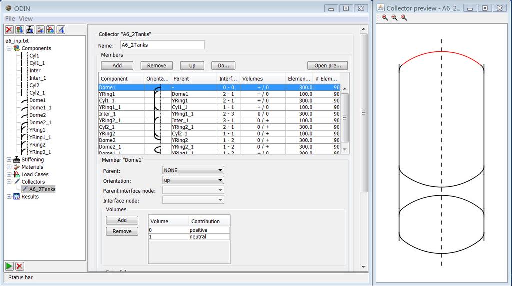 3.5 ODIN Graphical User Interface The ODIN input deck can be created with a text editor, but much more comfortable is a graphical user interface.
