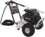 Includes 5 quick-connect nozzles 705422 2,800 PSI COLD WATER GAS PRESSURE WASHER 2.3 GPM flow rate 4.
