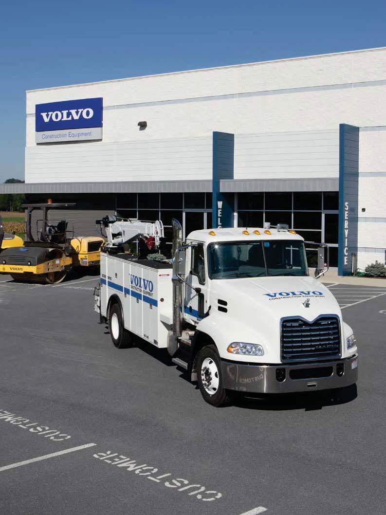 Support network Volvo offers customers access to its first-class