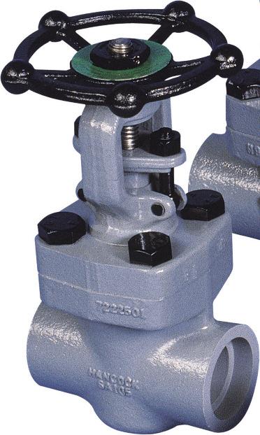 Direct contact, metal-to-metal seating, make the gate valve ideal for most shut-off applications. Class 800 ANSI.