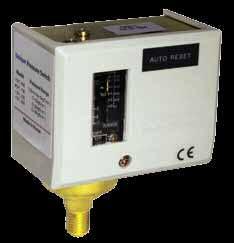 UNIQUE Control Pressure Switch (Single ) Model No. Use Pressure Range (bar) Differential Pressure (bar) Factory Setting Pressure (bar) Max.