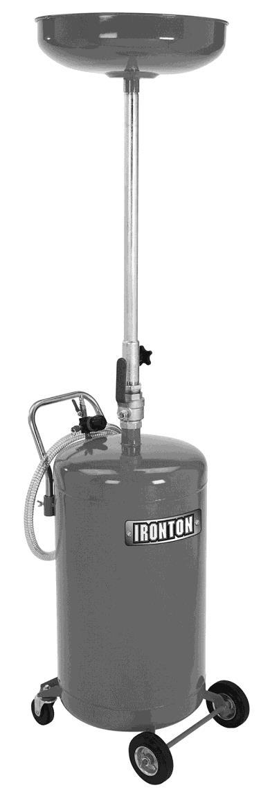 Air-Operated Waste Oil Drainer 20-Gallon Tank Owner s Manual WARNING: Read carefully and understand all ASSEMBLY AND OPERATION INSTRUCTIONS before