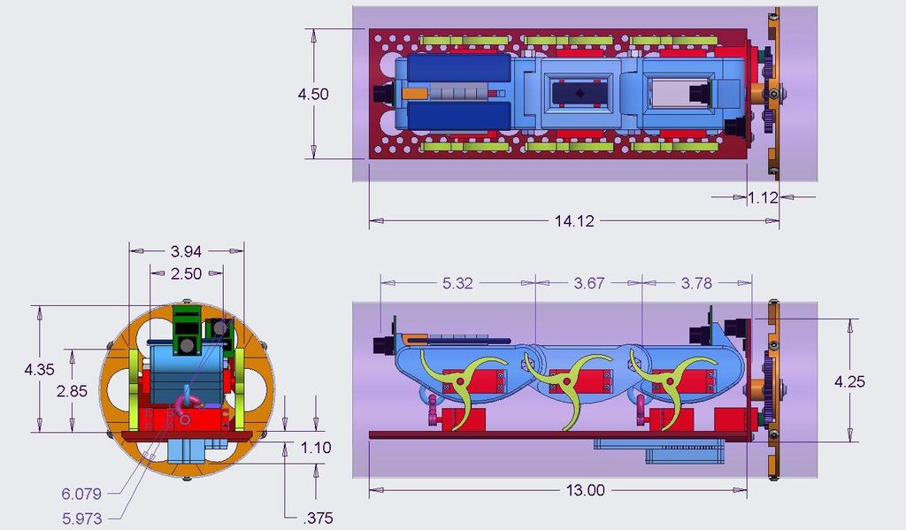 System Dimensions/Mass Rover 12.77 x 3.94 x 4.35 Platform 14.