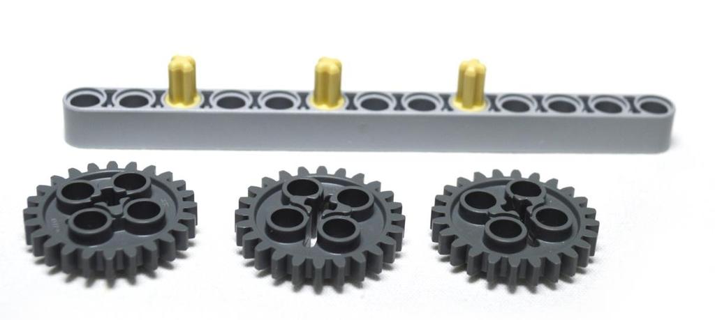 ACTIVITY < Three Gear Drive > 57 In this activity, we will explore meshing gears we will observe how the direction of the driven gear is opposite to