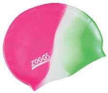 Junior Silicone Cap 300709 Assorted Colours Black Royal Pink Red Blue -