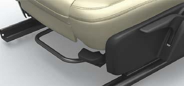 How do I adjust the seat? 03 Raise/lower the front of the seat cushion.