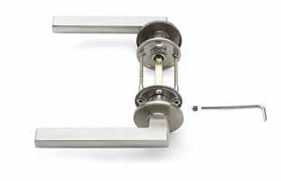 maintenance - Door furniture maintenance - Mortice lockcases A LEVER FURNITURE MORTICE LOCKCASES B Provided it has been installed correctly and is used in conjunction with a suitable lockcase, your