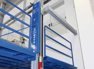 The machine is supplied with shims/beams